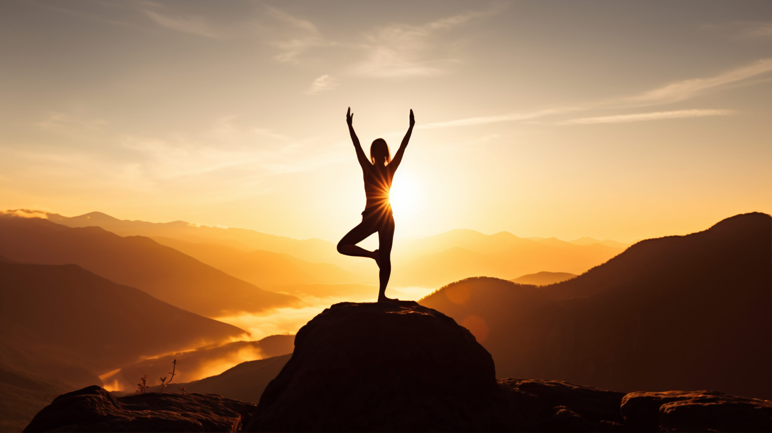 person-practicing-yoga-meditation-nature-sunset-sunrise